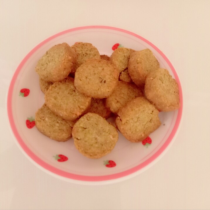 グルテンフリー!緑茶米粉クッキー